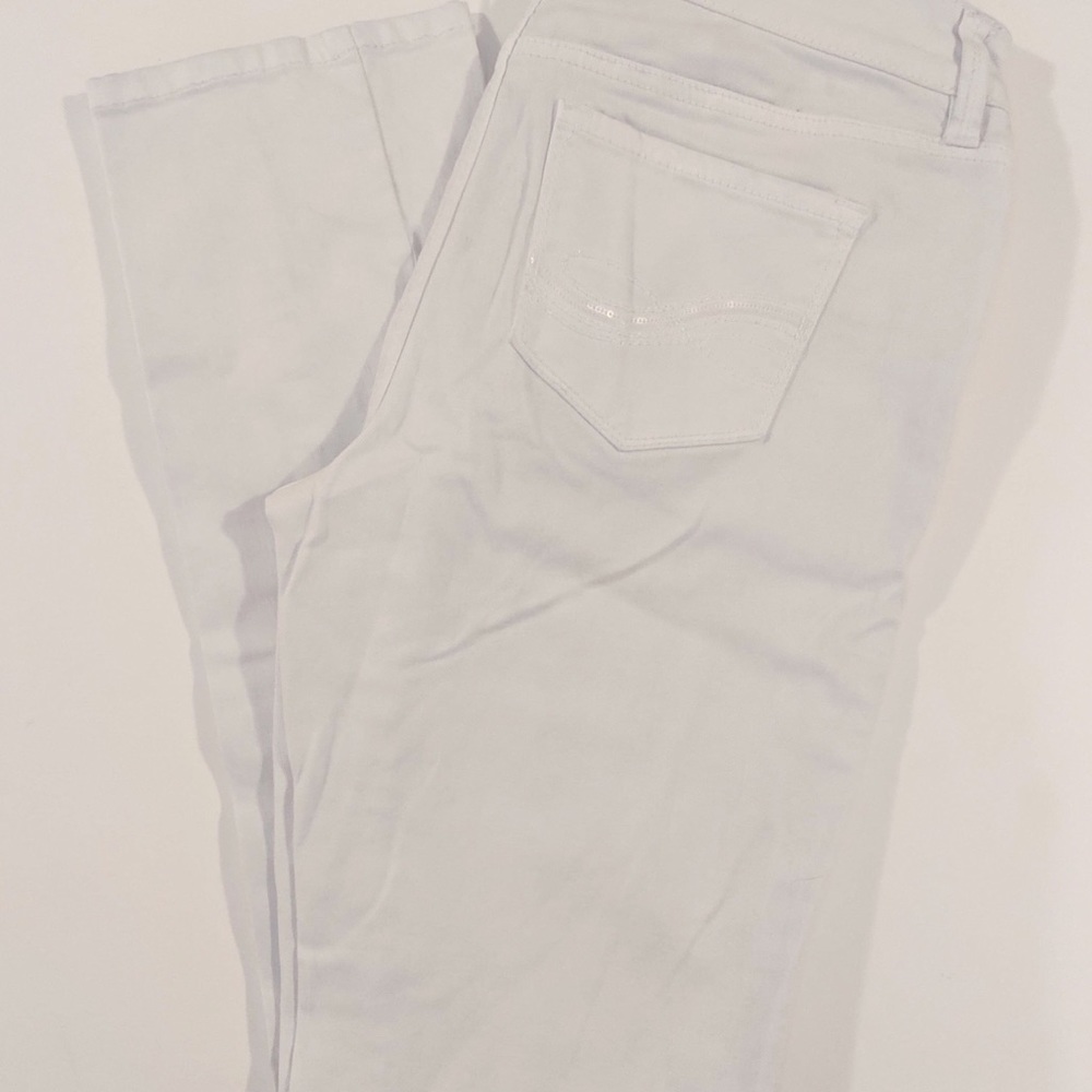 NYDJ Lift & Tuck White Skinny Jeans